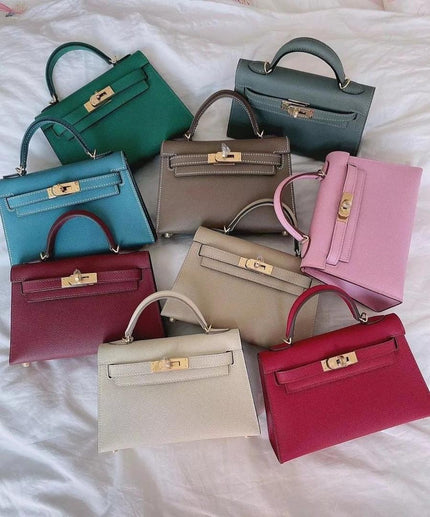 Hermès Mini Kelly – Collection 8 coloris cuir Epsom quincaillerie dorée
